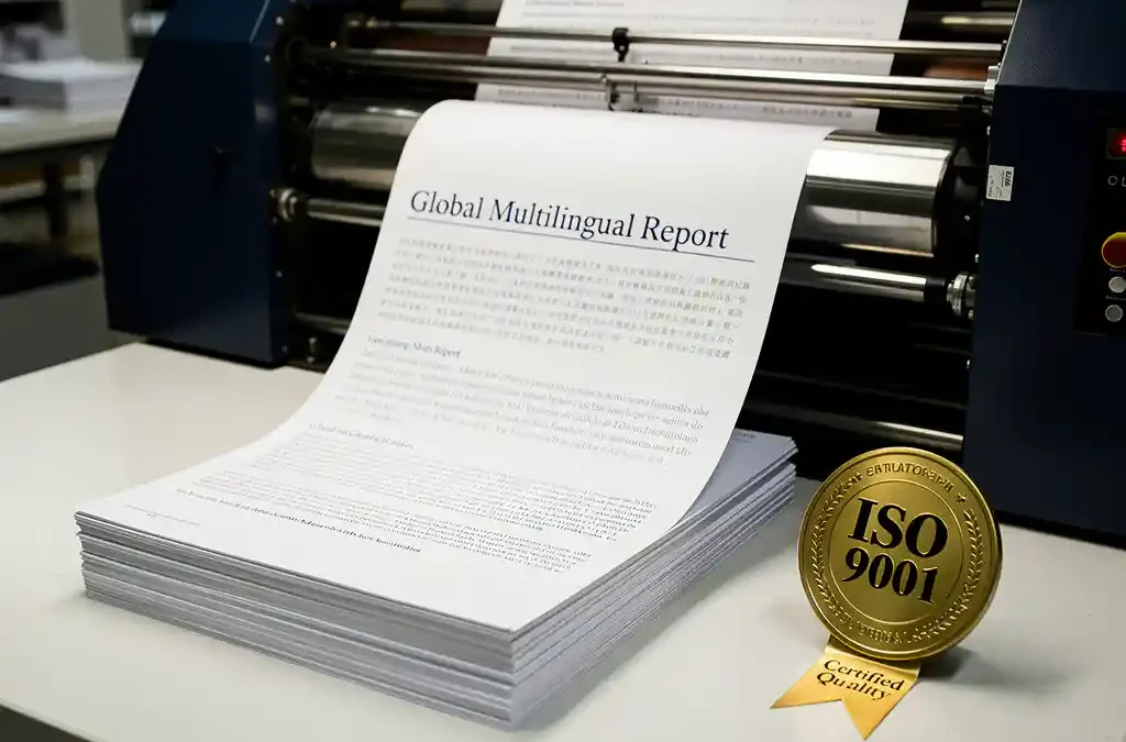 Hoe kan ISO 9001-certificering van een drukpartner mijn productieproces verbeteren?